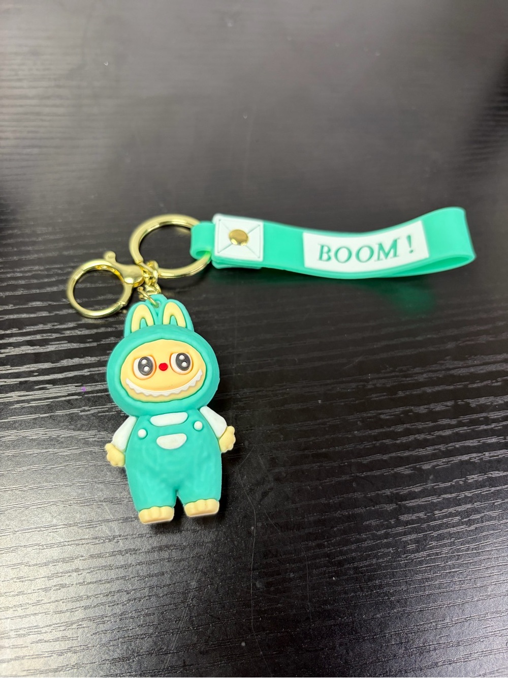 Cute Labubu Character Keychain/Bag Charm - Teal BOOM!